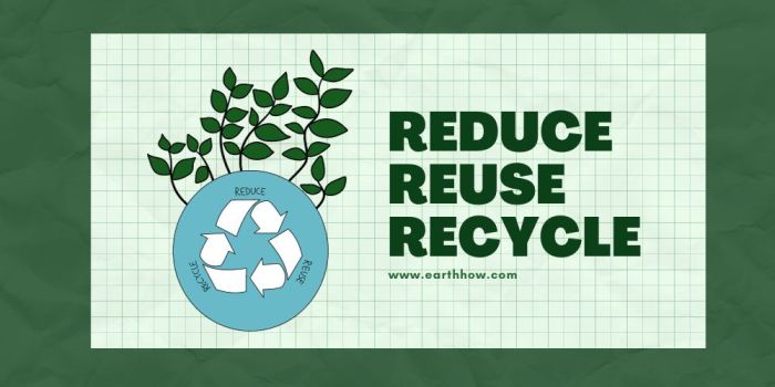 3 Steps to Reduce, Reuse, Recycle