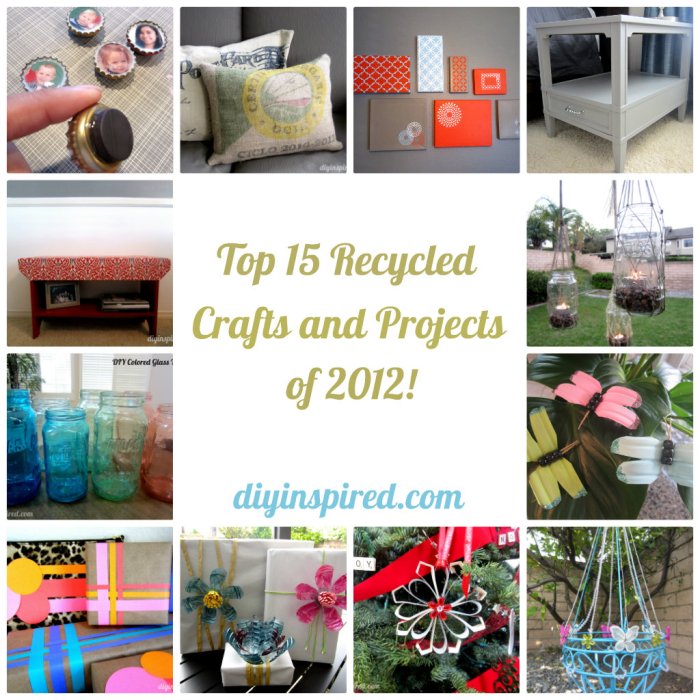 12 Creative DIY Projects with Recycled Materials