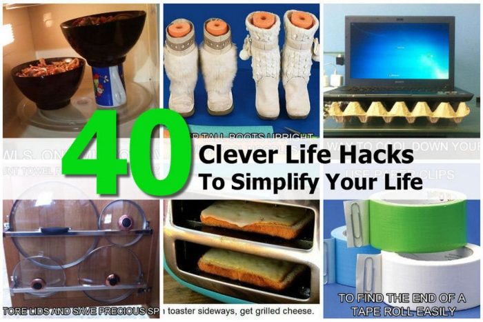 Life hacks clever make easier simplify hometipsworld