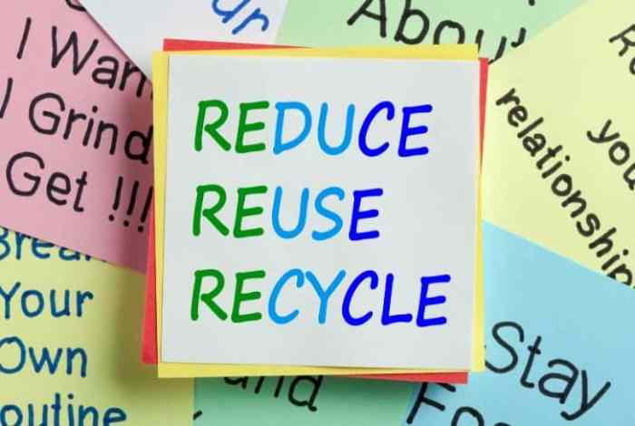 3 Steps to Reduce, Reuse, Recycle